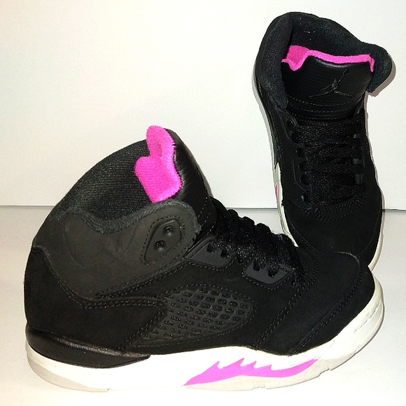 MUST SEE! Like New 2017 Kids Nike Jordan Retro 5 Pre-school kids 11c sneakers - Picture 7 of 16